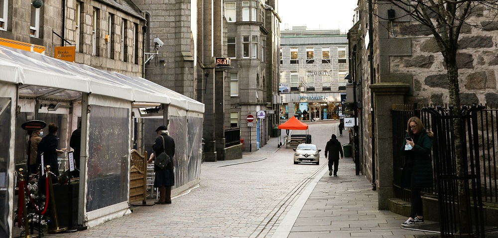 Shopping Street in Aberdeen by Seema Miah
