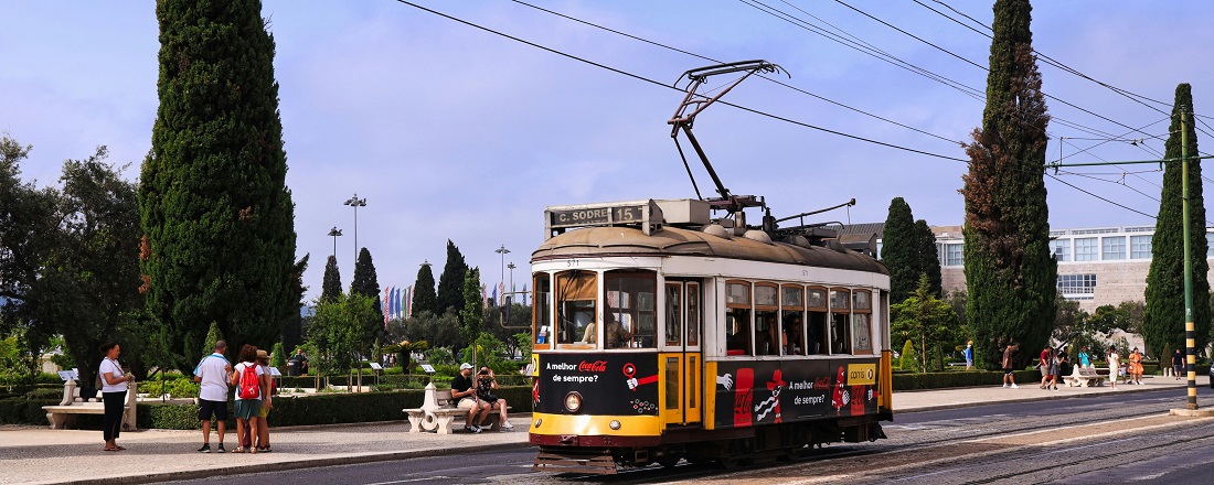 Tram in Athens by Hitesh Choudhary