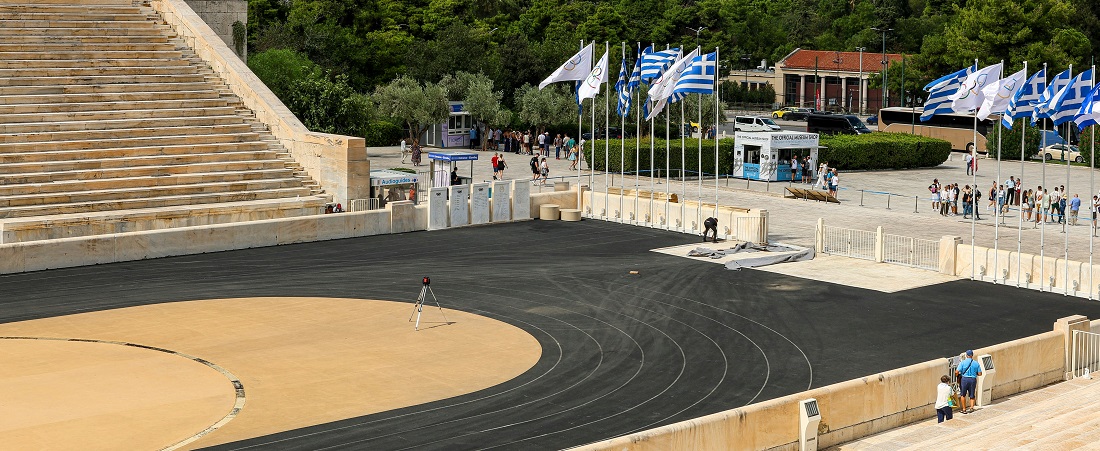 Panathenaic Stadium in Athens by Matthew Pearce