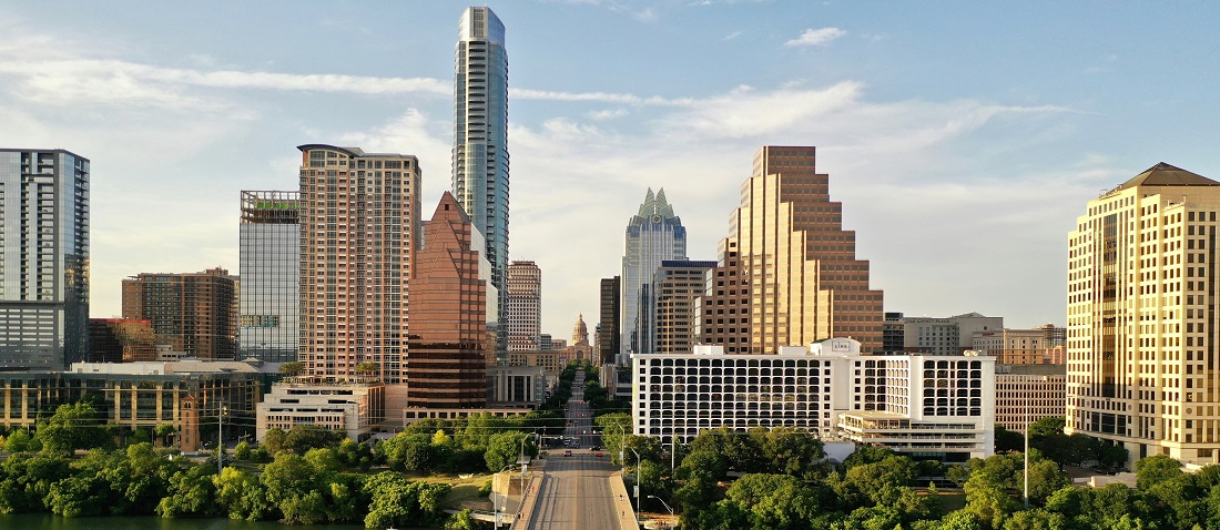 Austin city views by Mitchell Kmetz
