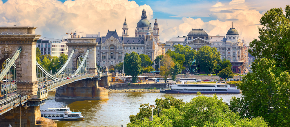 River scene in Budapest