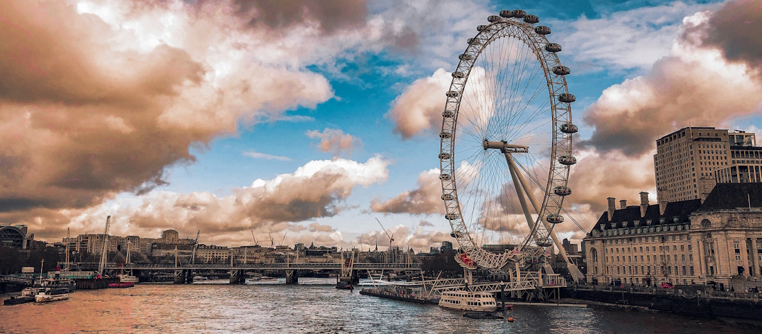 The Eye observation wheel at afternoon