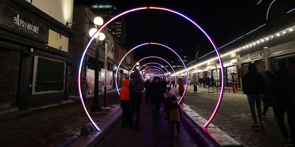 Street Installation in Ottawa by Torsten Tronders