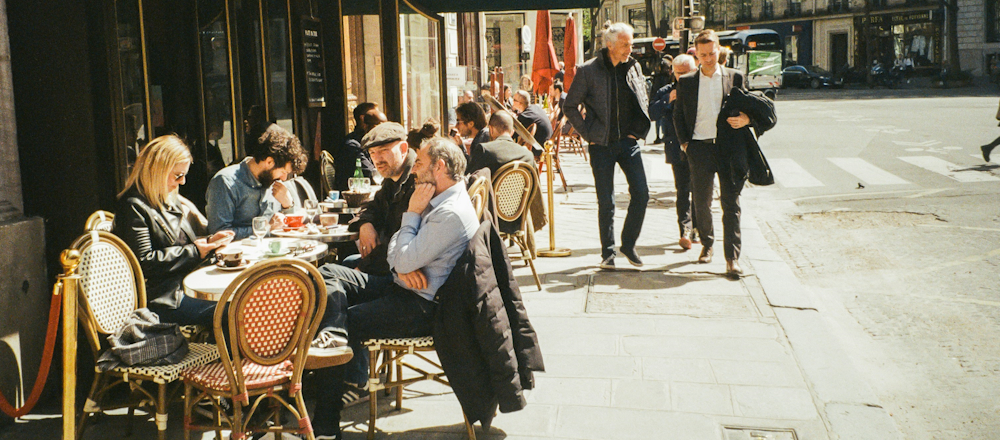 Cafe Culture in Paris by Elena Jiang on Unsplash