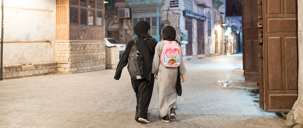 Children in Saudi Arabia, picture by The Road Provides via Shutterstock