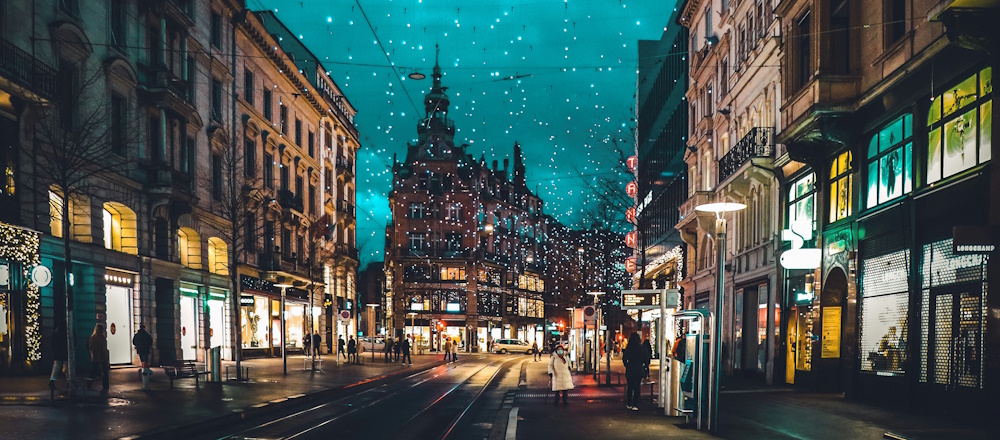 Zurich At Night by OMID Visuals on Unsplash