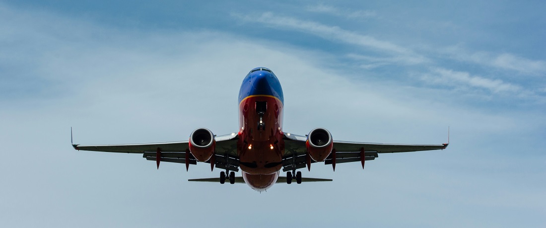 Airplane taking off by Gary Lopater