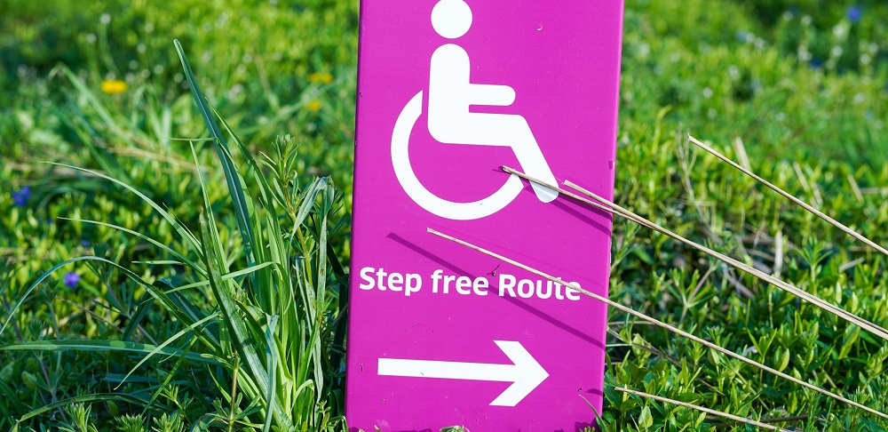 Accessibility sign by Yomex Owo