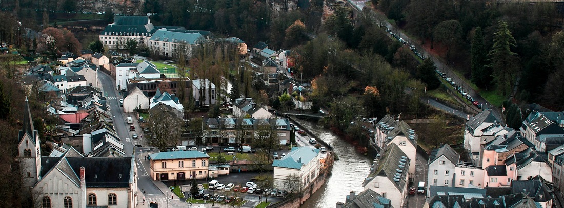 Aerial view of Luxembourg by Llibert Losada from Unsplash