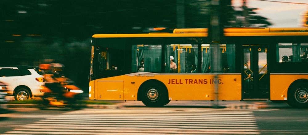 Bus in Pasay, the Philippines by Gerald Escamos