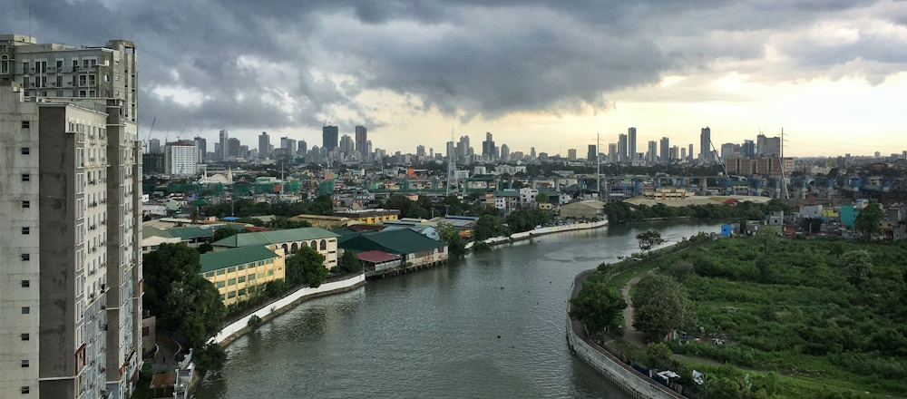 Manila Skyline by Kristine Wook