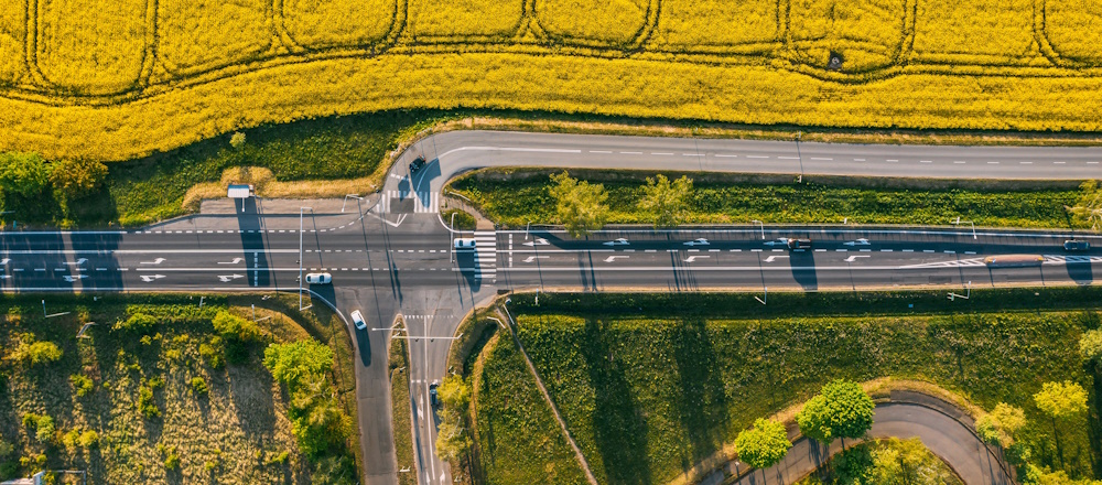 Road Outside Komorniki in Poland by Marcin Jozwiak on Unsplash