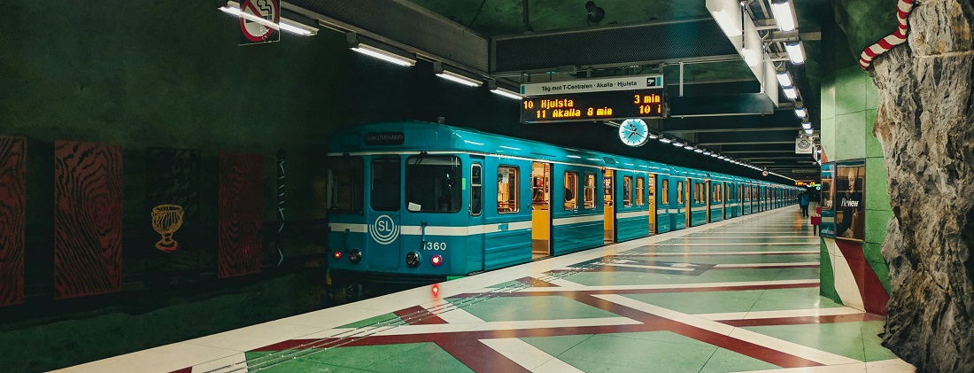 Metro in Sweden by Tushar Mahajan from Unsplash