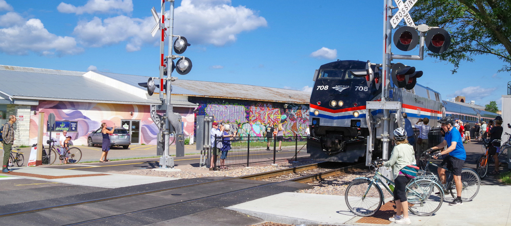 Amtrak Railway Crossing in Vermont by Stephen Mease on Unsplash