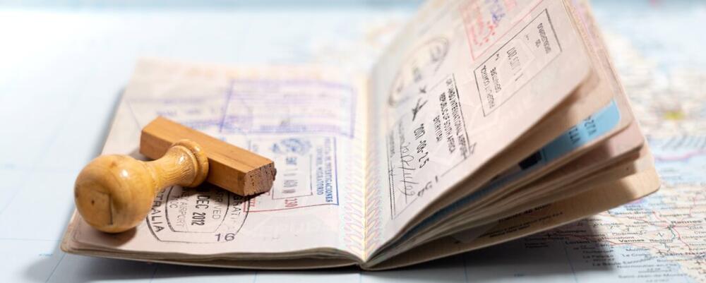 Passport stamps